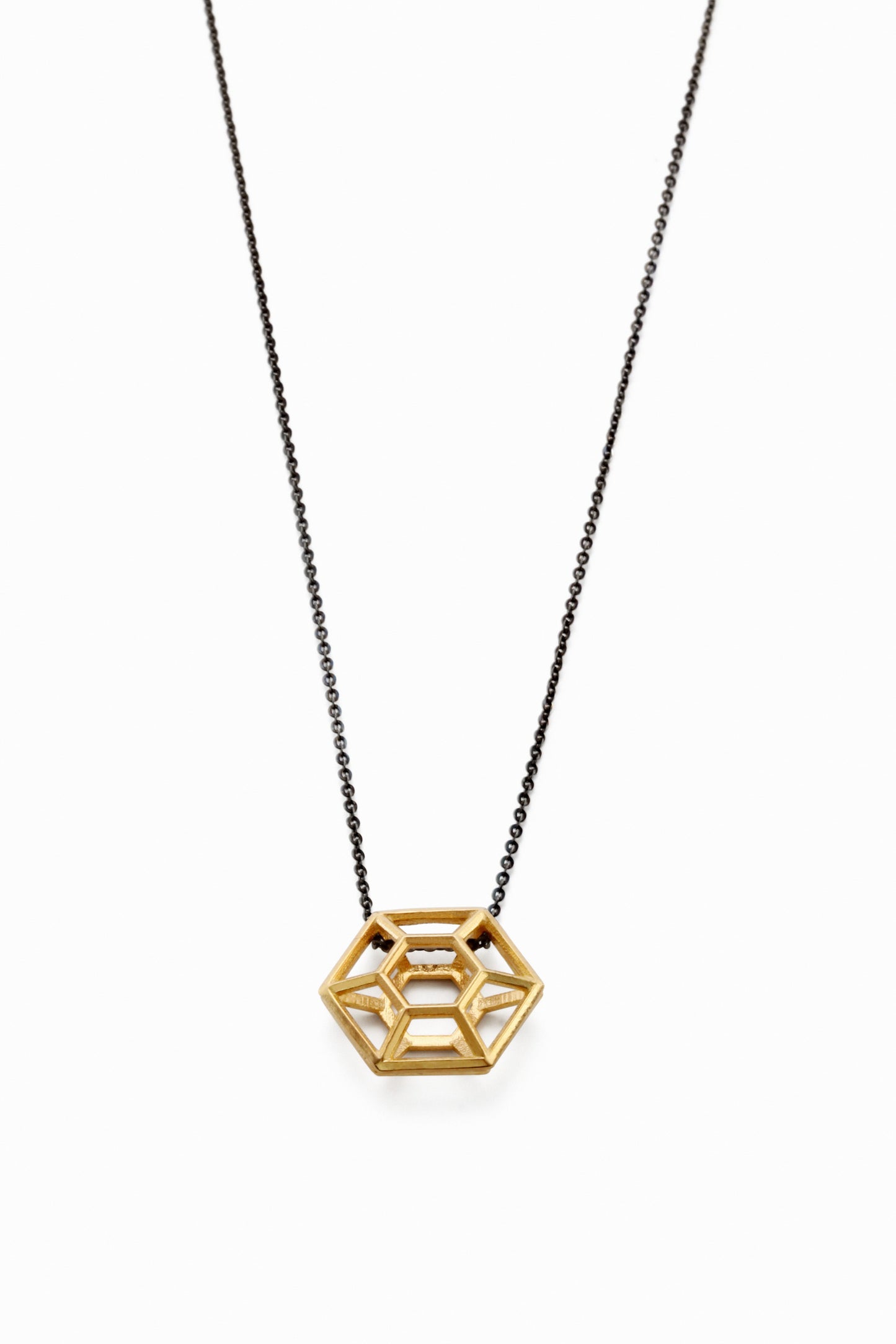 Round | small goldplated silver pendant