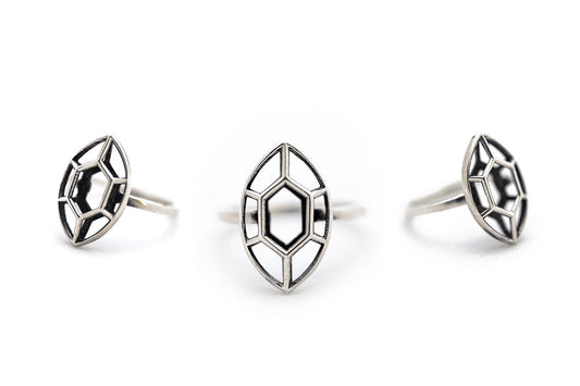 Navette | small silver ring