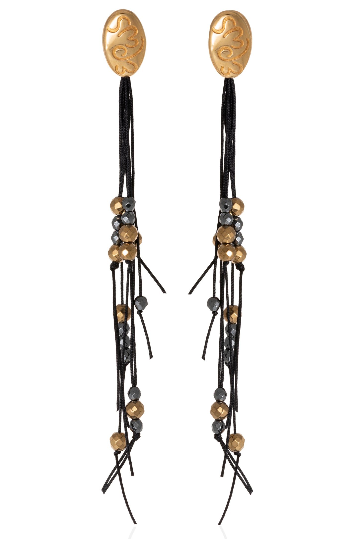 έρως | eros goldplated silver "pebble" earrings