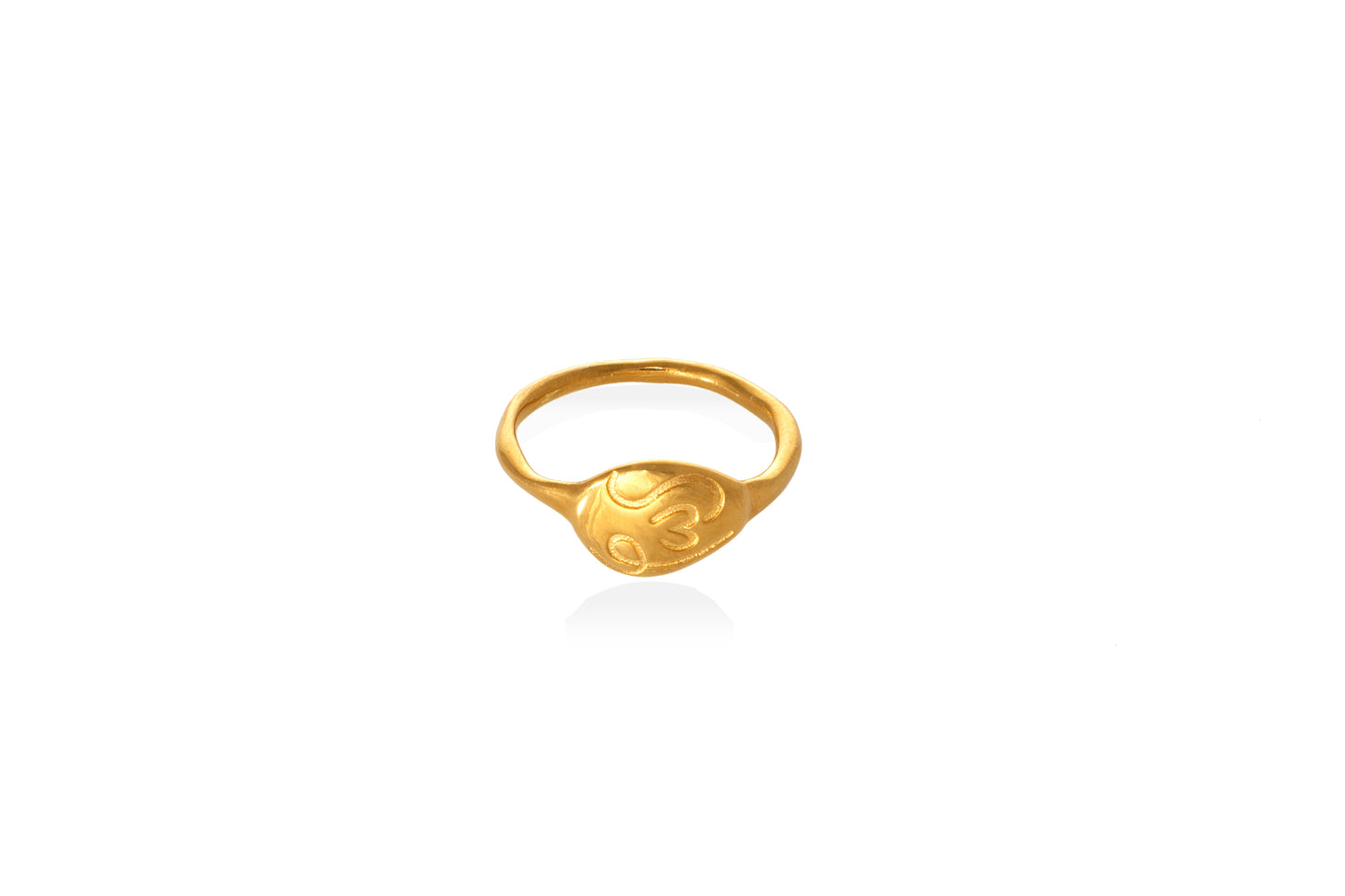 φως | fos goldplated "pebble" ring