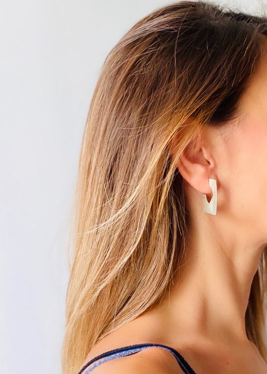 Bold hoops large | silver 925