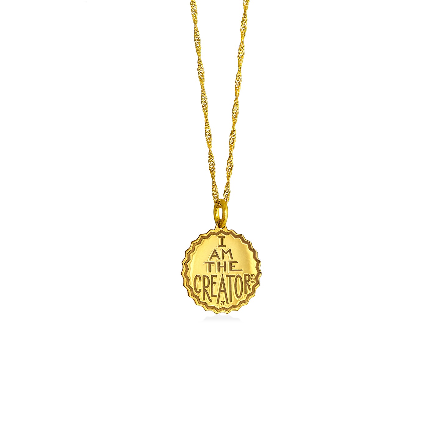 the creator | lucky charm 2023 | silver goldplated pendant