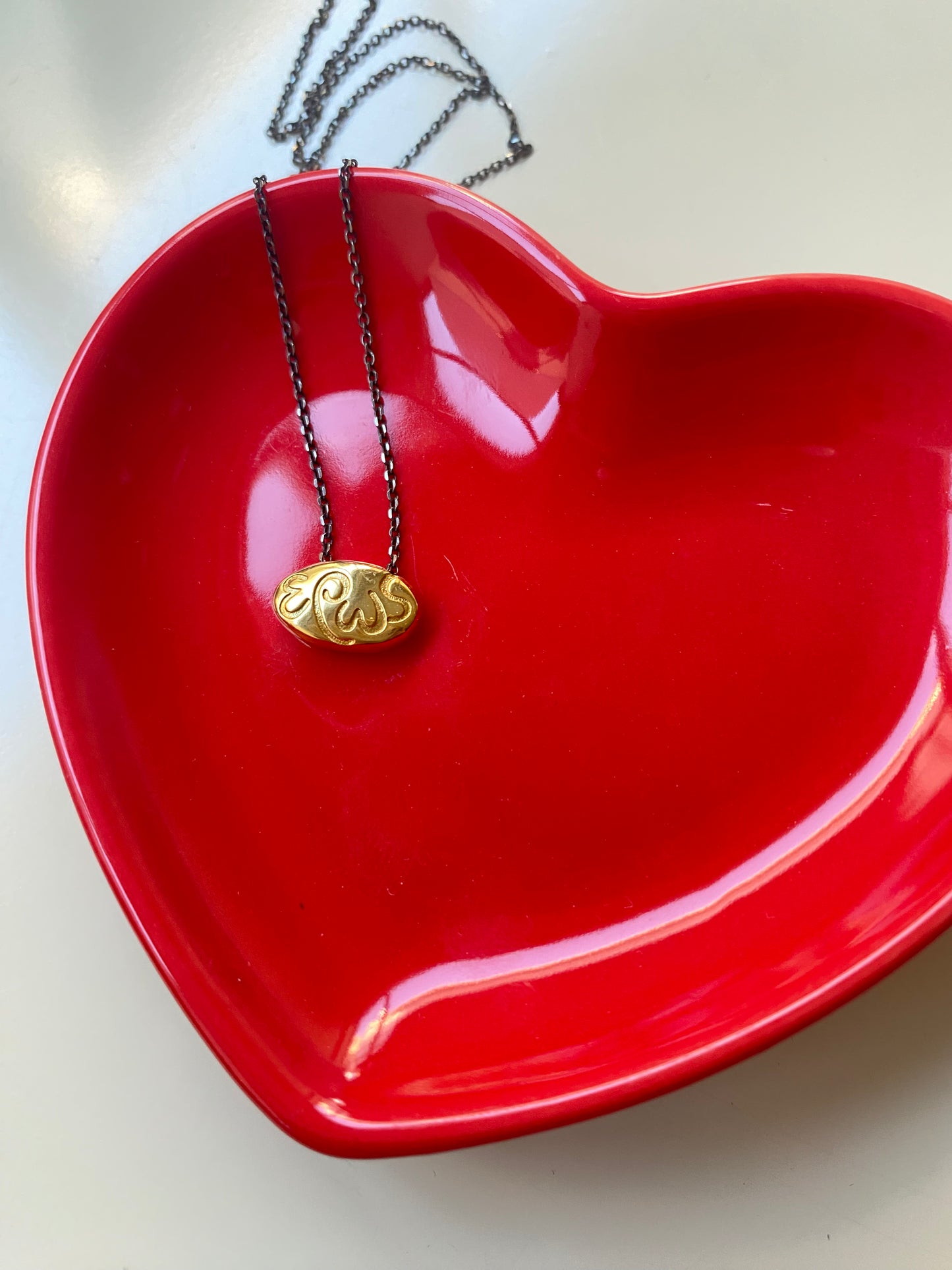 έρως | eros goldplated silver "pebble" pendant