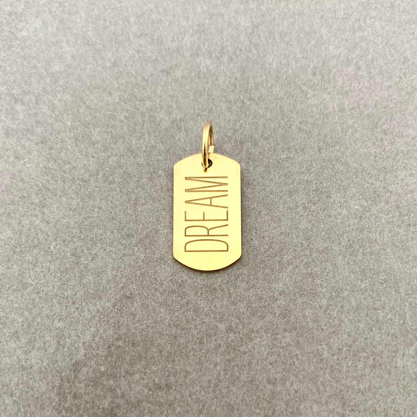 DREAM | medium tag pendant