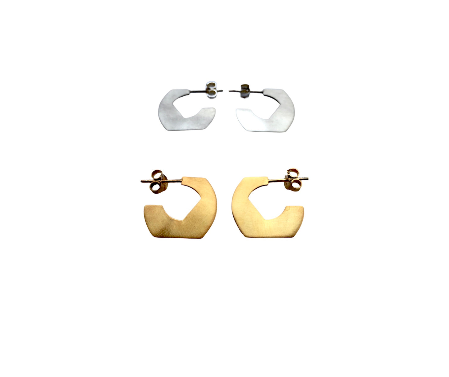Bold hoops small | silver 925