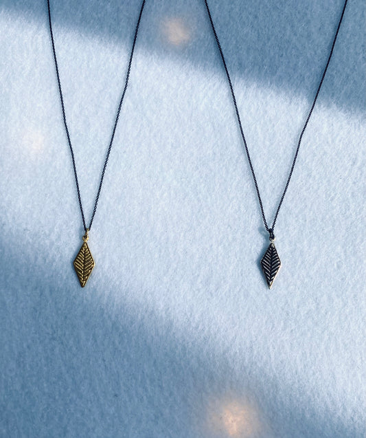 romvos velonies/stitches | small silver pendant