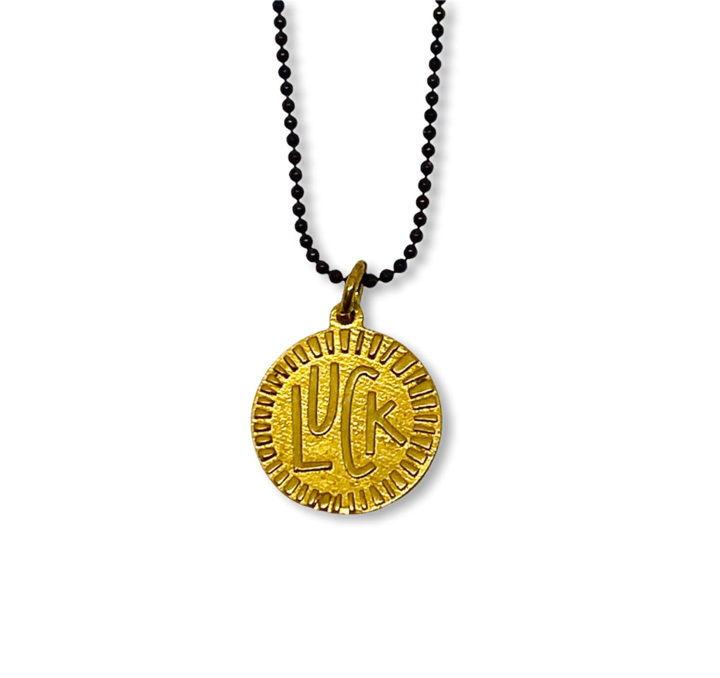 Luck | silver coin pendant