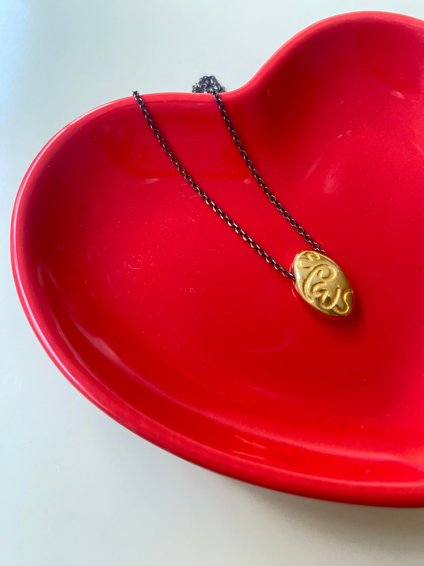 έρως | eros goldplated silver "pebble" pendant