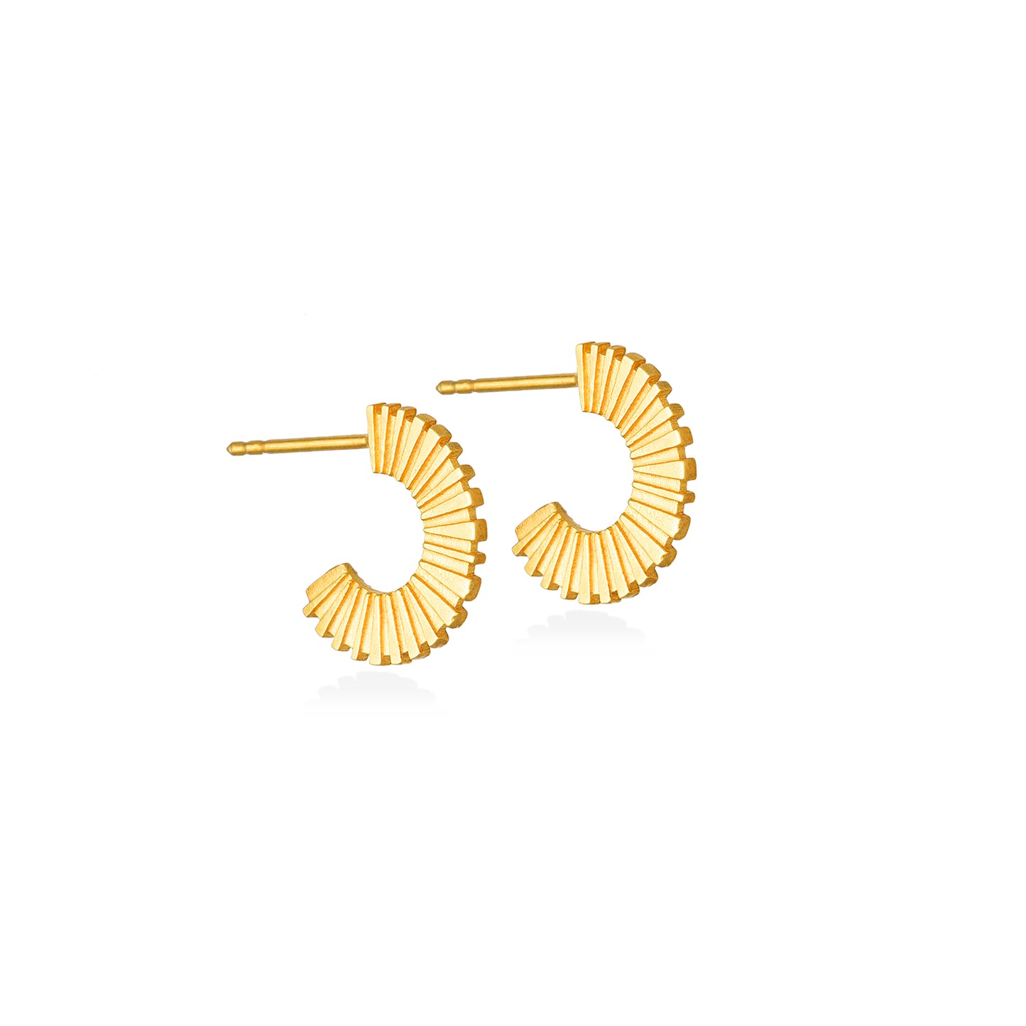 Bandoneon small hoop earrings