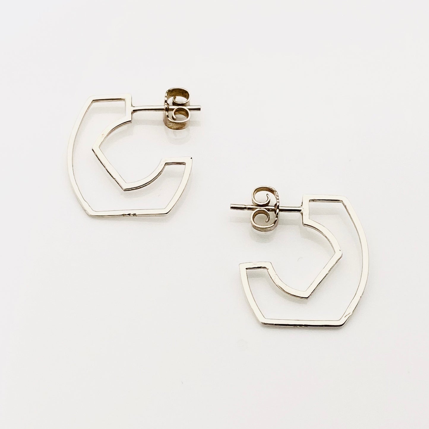 Outline Hoop Earrings Small