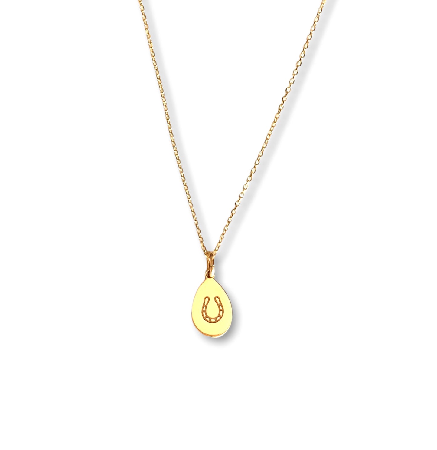 Eggs | Tiny drop pendant goldplated silver