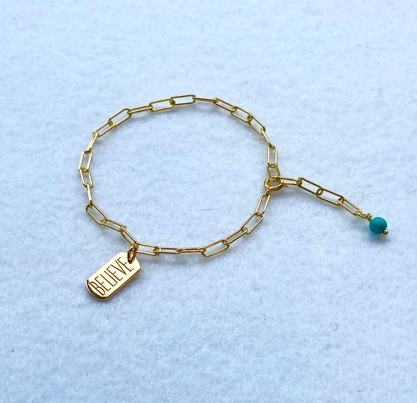 Words mini tag charm bracelet | silver 925