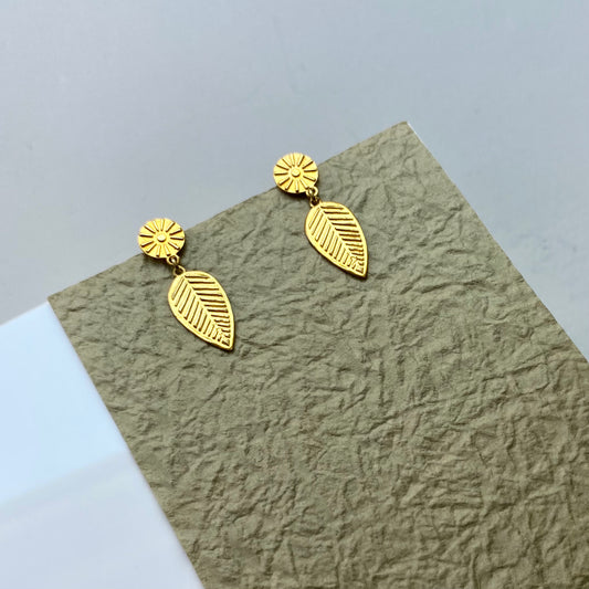 Fyllo velonies/stitches | earrings silver or goldplated