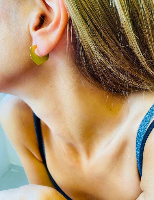 Bold hoops small | silver 925