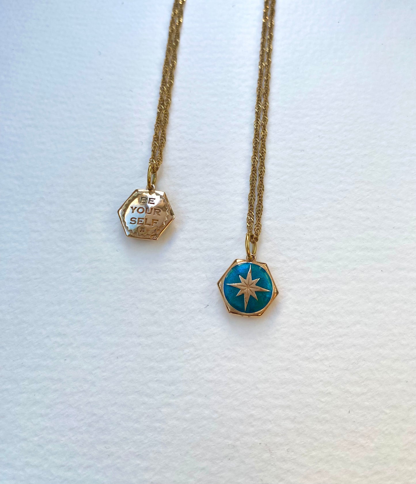 The Guiding Star - Be Yourself | lucky charm 2025 | 3D brass pendant