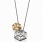 Double Round | goldplated silver pendant