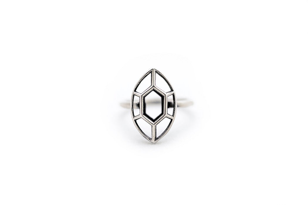 Navette | small silver ring