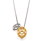 Double Navette | goldplated silver pendant