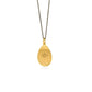 Eggs | Tiny drop pendant goldplated silver