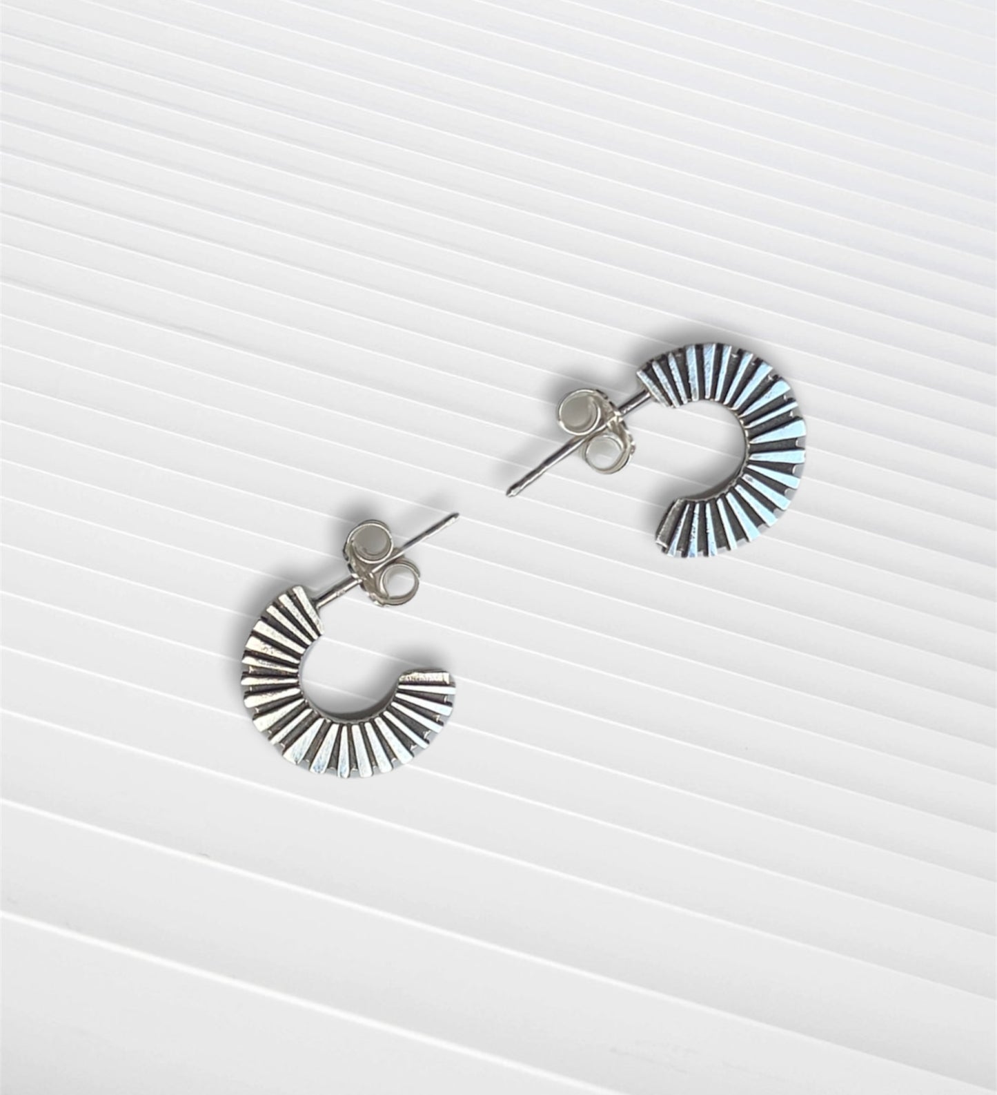 Bandoneon small hoop earrings