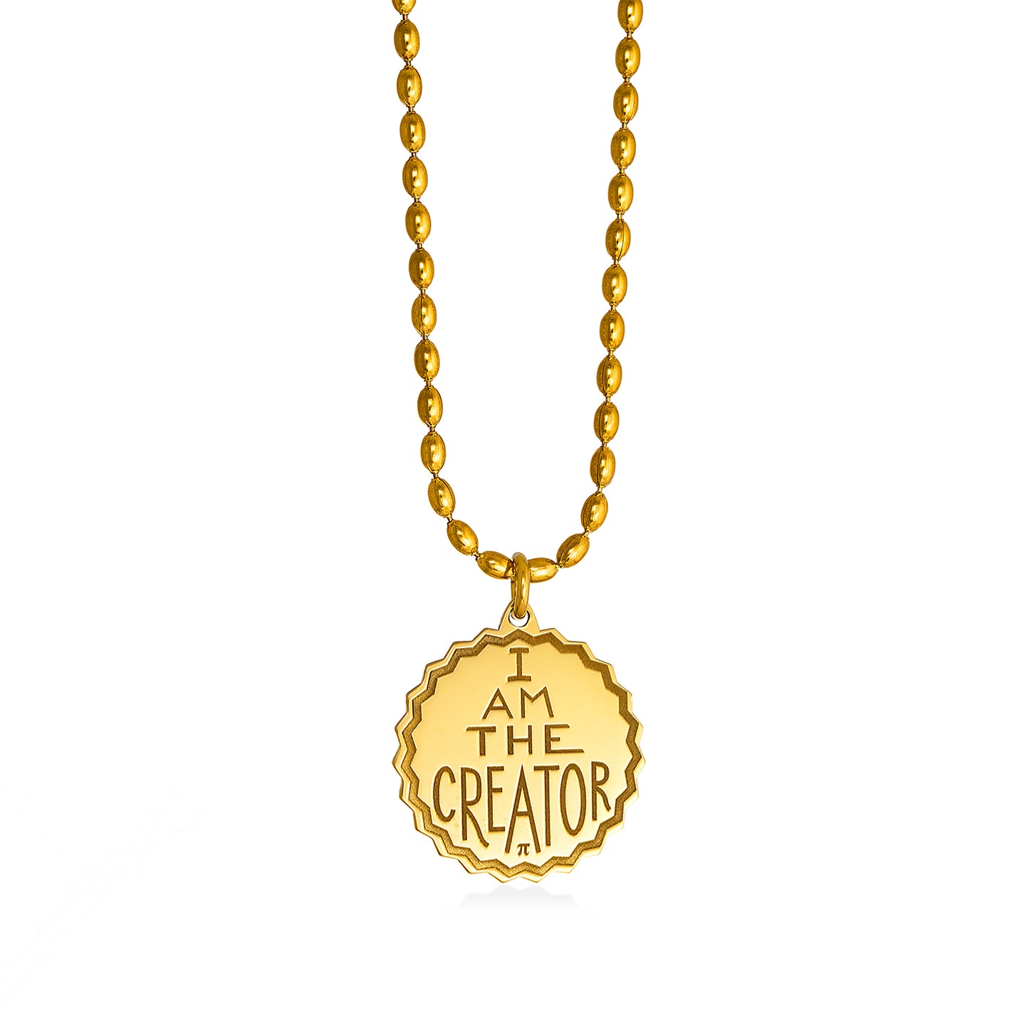 the creator | lucky charm 2023 | long brass pendant