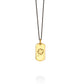 CLOVER | mini tag 18k gold plated vermeil pendant