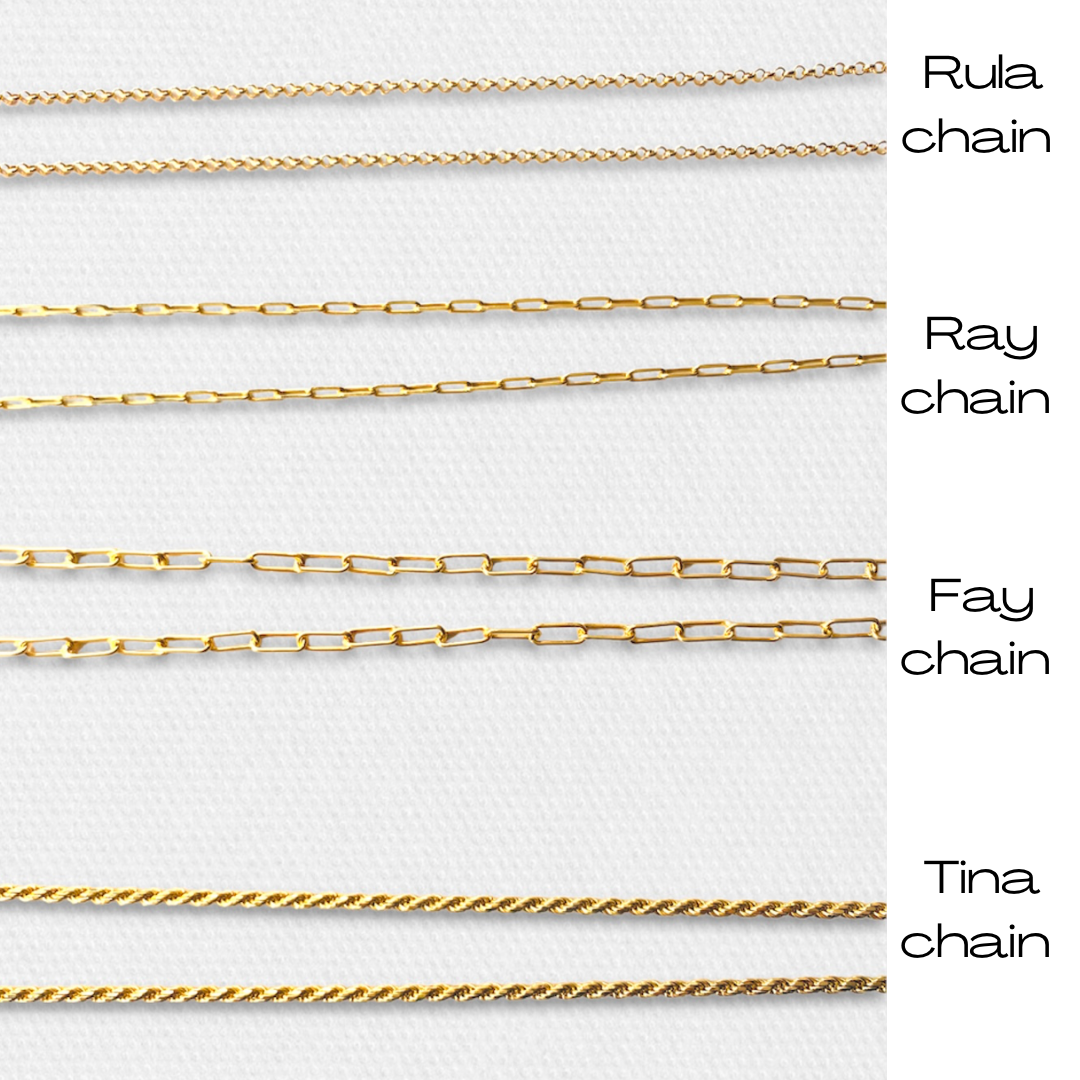 Rula Chain | goldplated or black