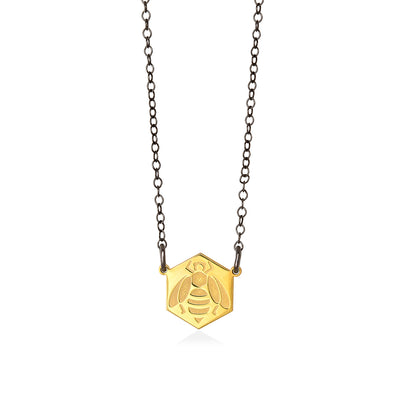 Bee your best self | double-face necklace