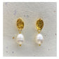 έρως | eros pebble earrings with pearl
