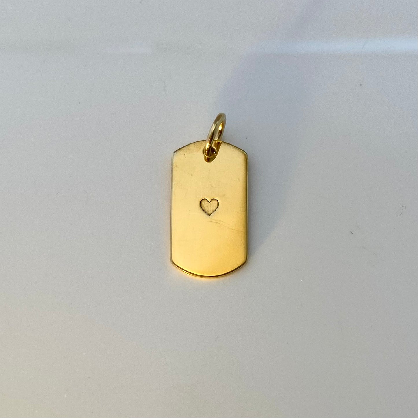 HEART | medium tag pendant