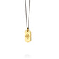 MOONLIGHT | mini tag 18k gold plated vermeil pendant
