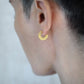 Bandoneon small hoop earrings