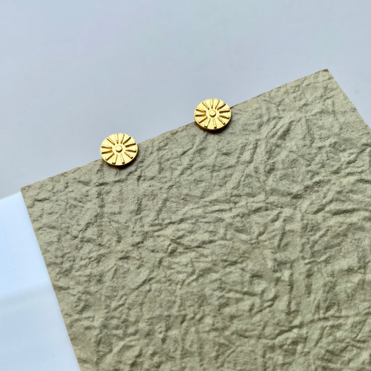sun velonies/stitches | small silver studs