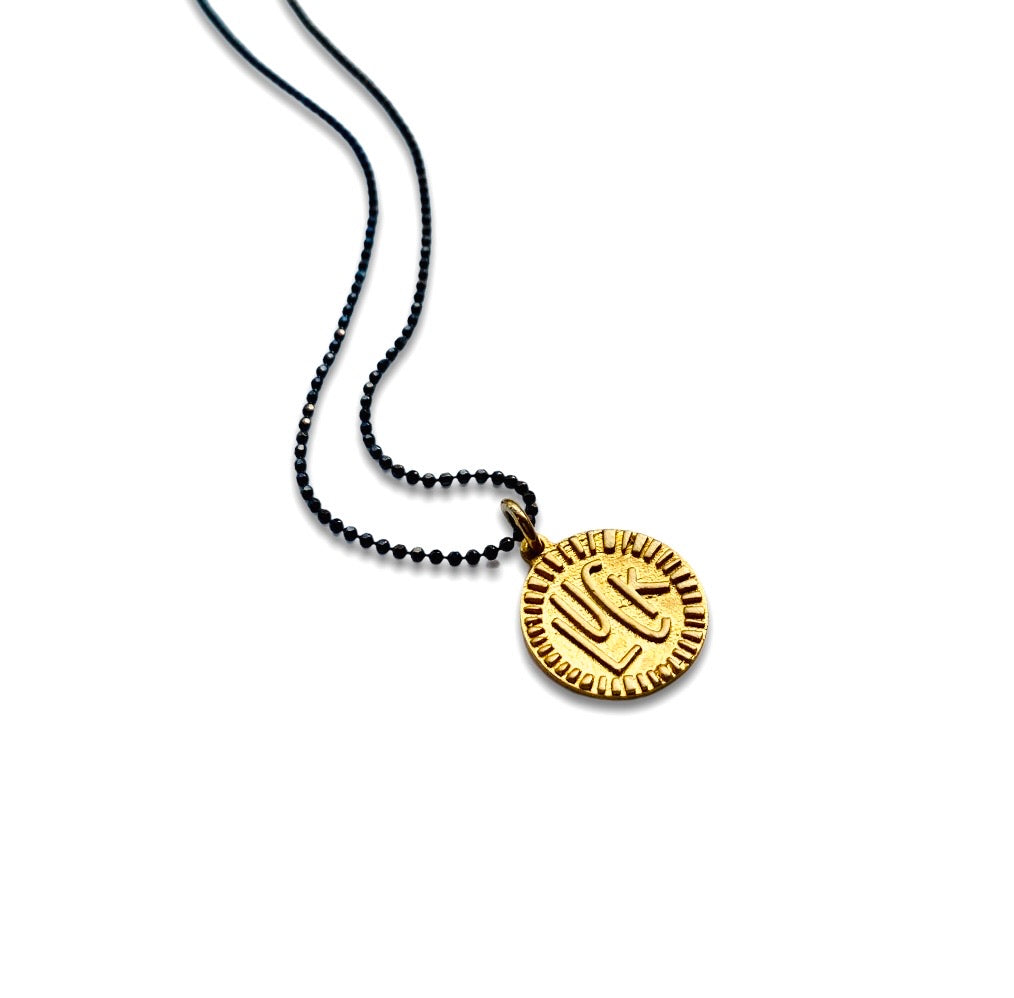 Luck | silver coin pendant